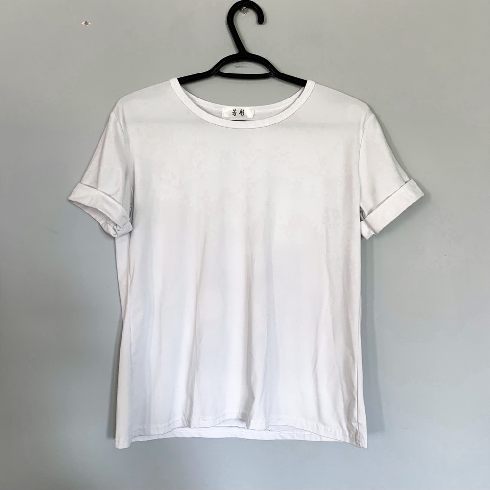 Unknown • Boxy White Tee